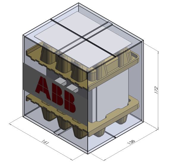 Progetto imballo per interruttori